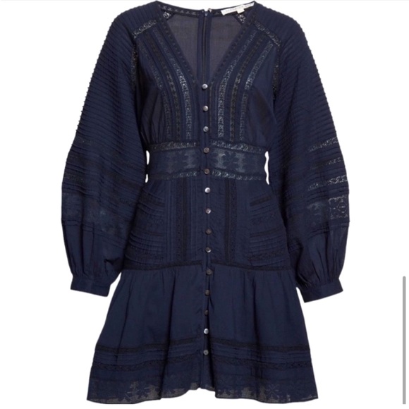 Veronica Beard Addilyn Eyelet Dress - Picture 1 of 15